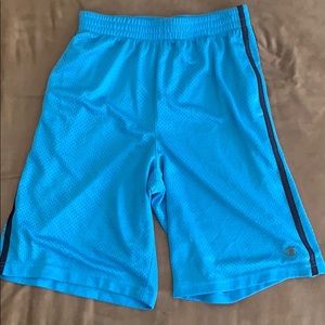 blue champion shorts